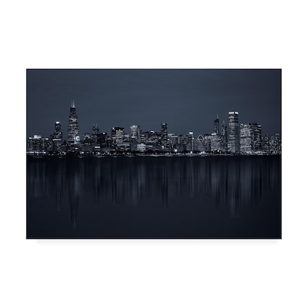 C S Tjandra 'Chicago Metropolis' Canvas Art,16x24